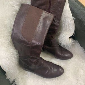 Brown Knee-High Boots